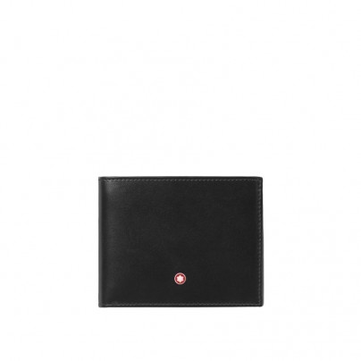 Meisterstück wallet 6cc Black/Coral